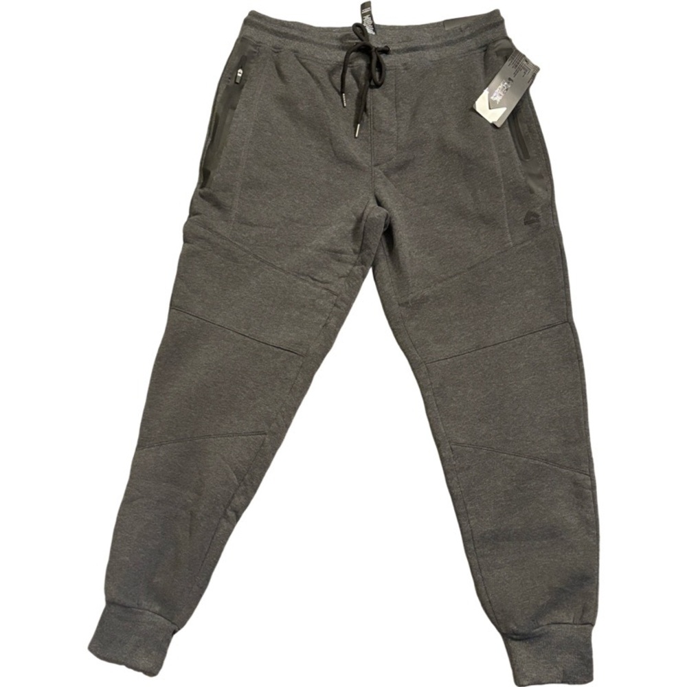 Gray RBX Comfort Fit Fleece Jogger Pants NWT Large
